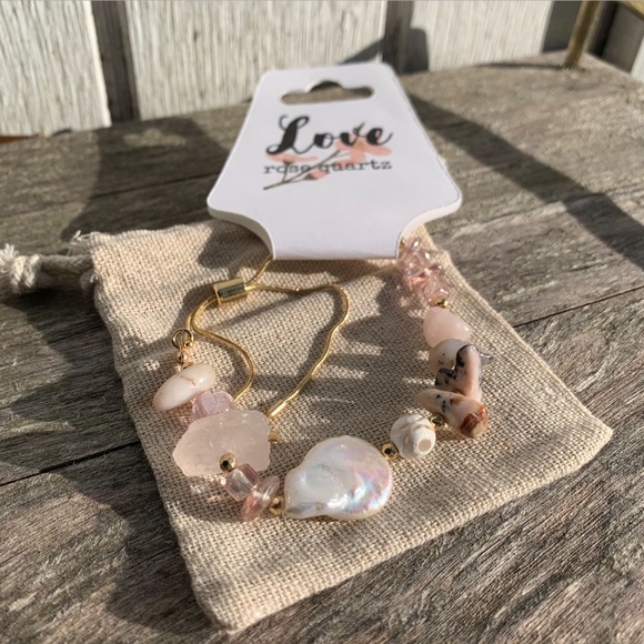 Dainty Pull Tie Adjustable Stone Bracelet - Picture 6 of 6